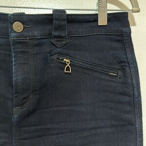 Size 4 deep blue denim mini skirt by Ralph Lauren